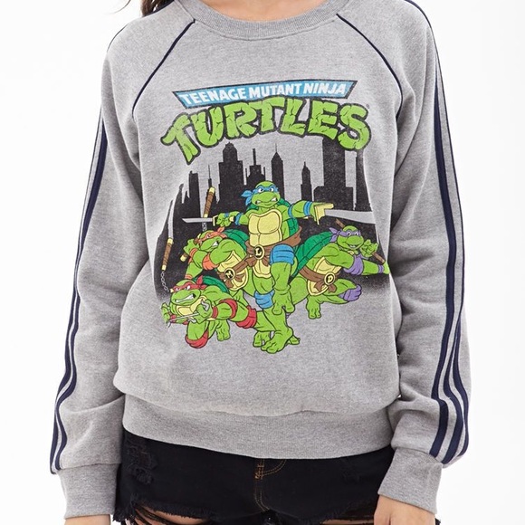 Nickelodeon Sweaters - Sweater, Teenage Mutant Ninja Turtles Vintage Logo